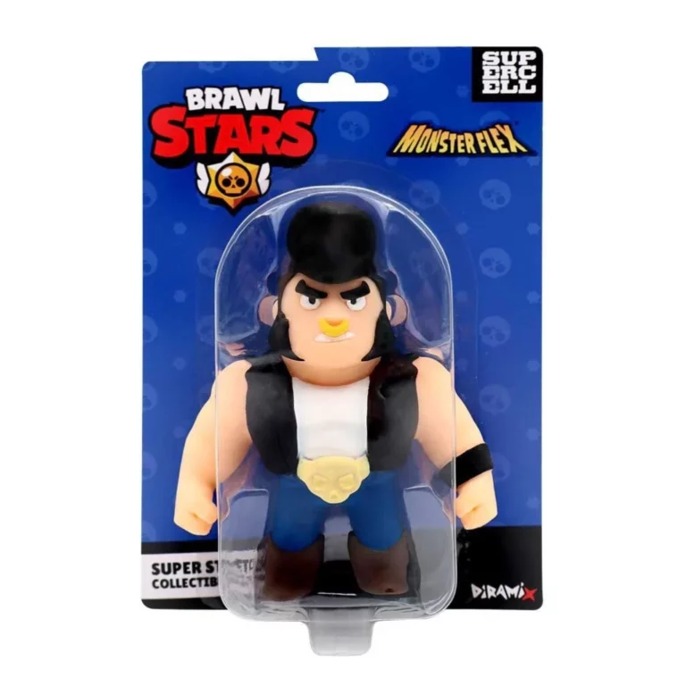 03. Monster Flex Brawl Stars Bull Rastezljiva Figura