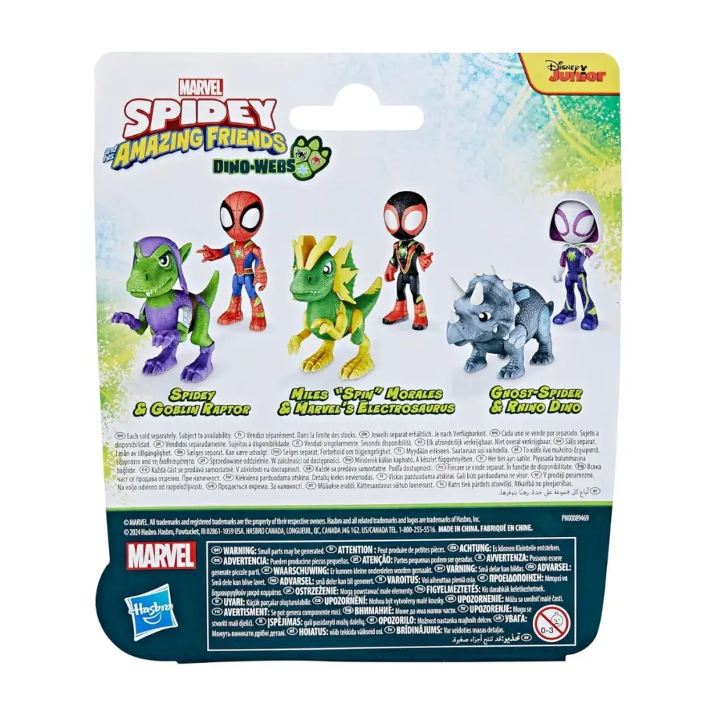03. Spidey And His Amazing Friends Dino Webs Spidey & Goblin Raptor