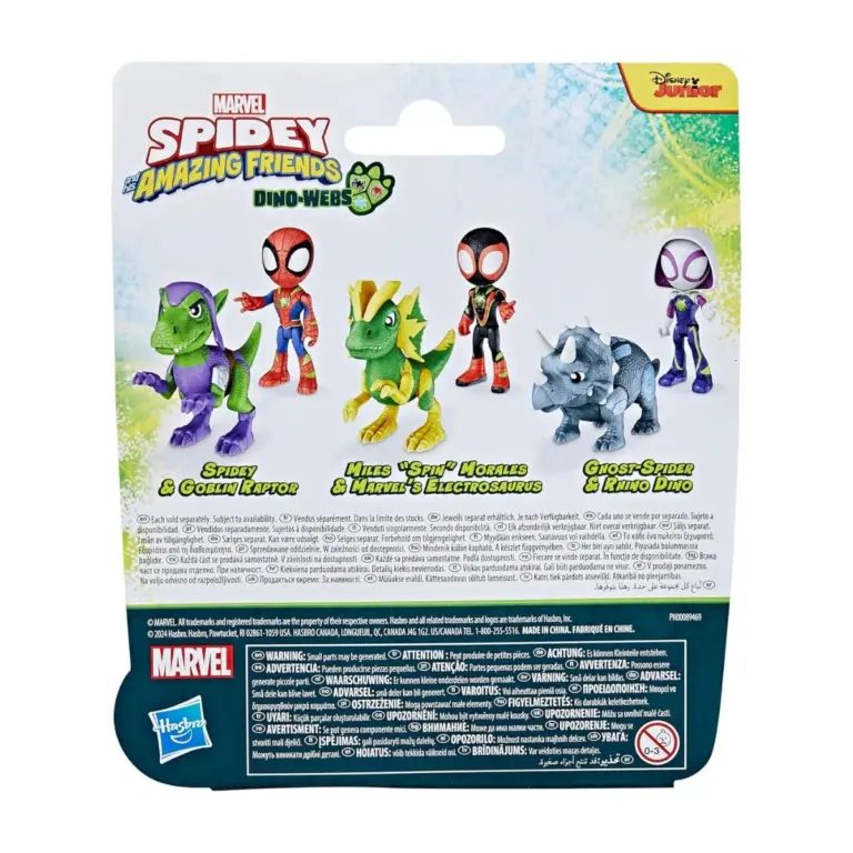03. Spidey And His Amazing Friends Dino Webs Spidey & Goblin Raptor