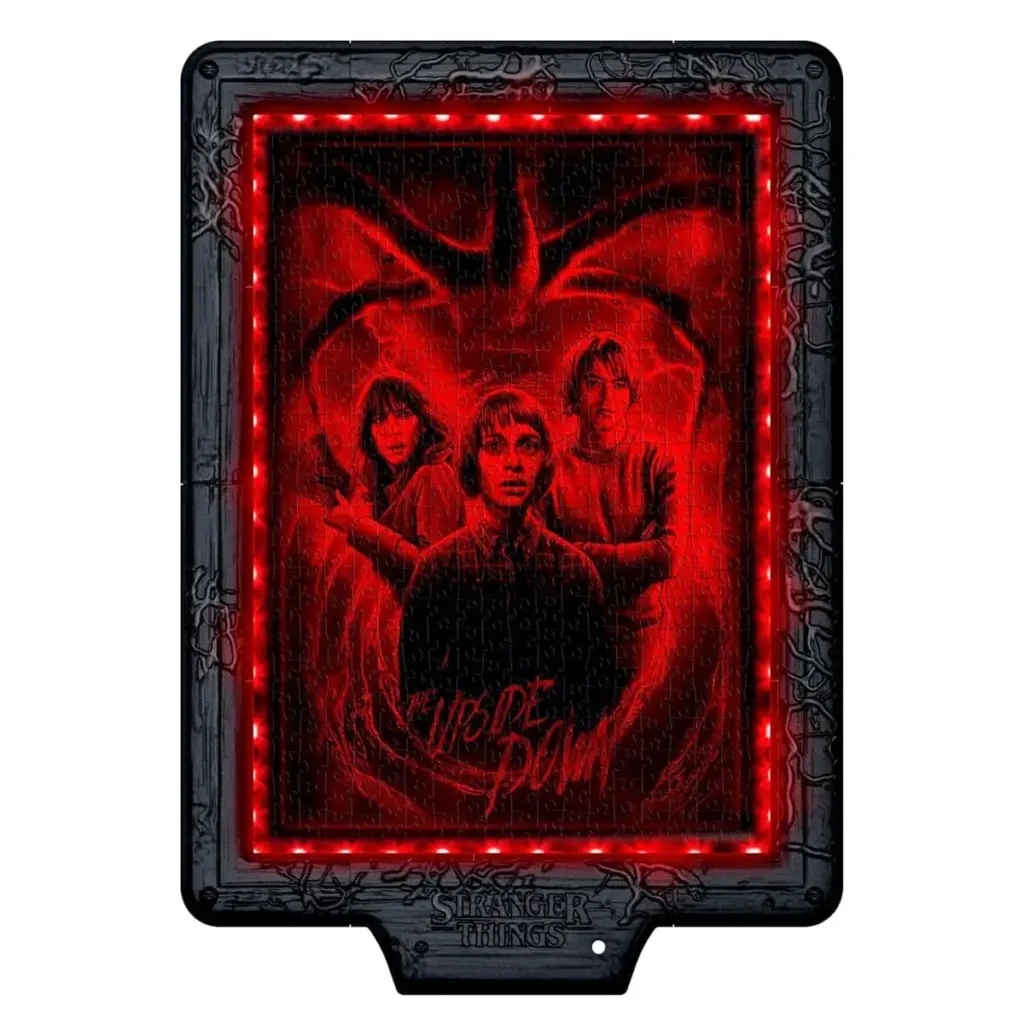 03. Stranger Things 'The Upside Down' Puzzle S LED Okvirom, 520pcs