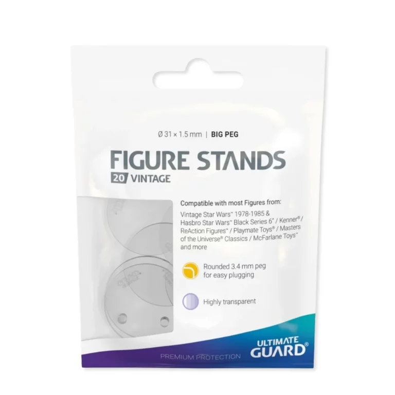 03. Ultimate Guard Figure Stands (20) Big Peg Vintage