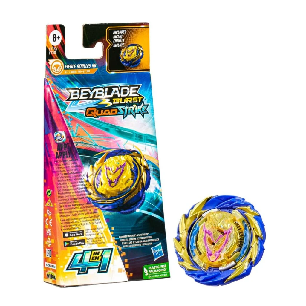 04. Beyblade Burst QuadStrike Fierce Achilles A8