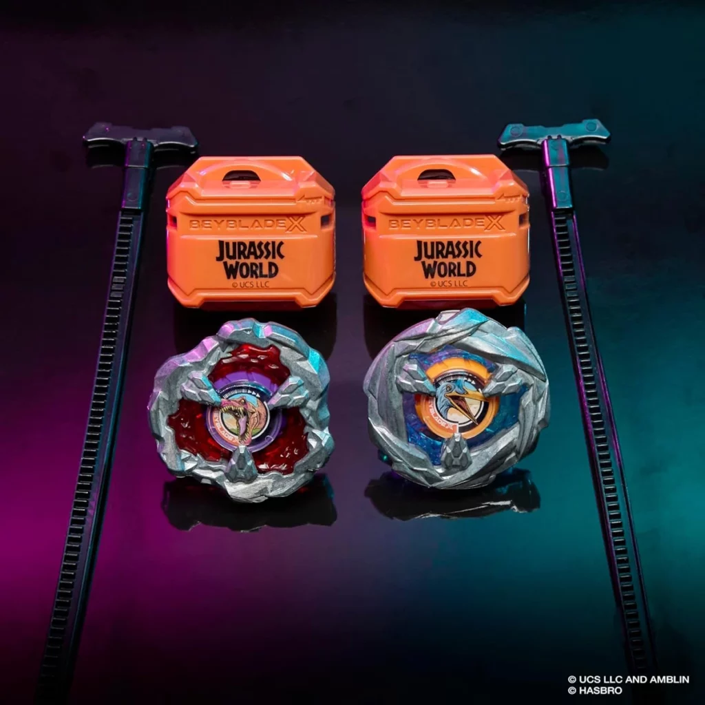 04. Beyblade X Jurassic World Spinosaurus Vs. Quetzalcoatlus Multipack Set