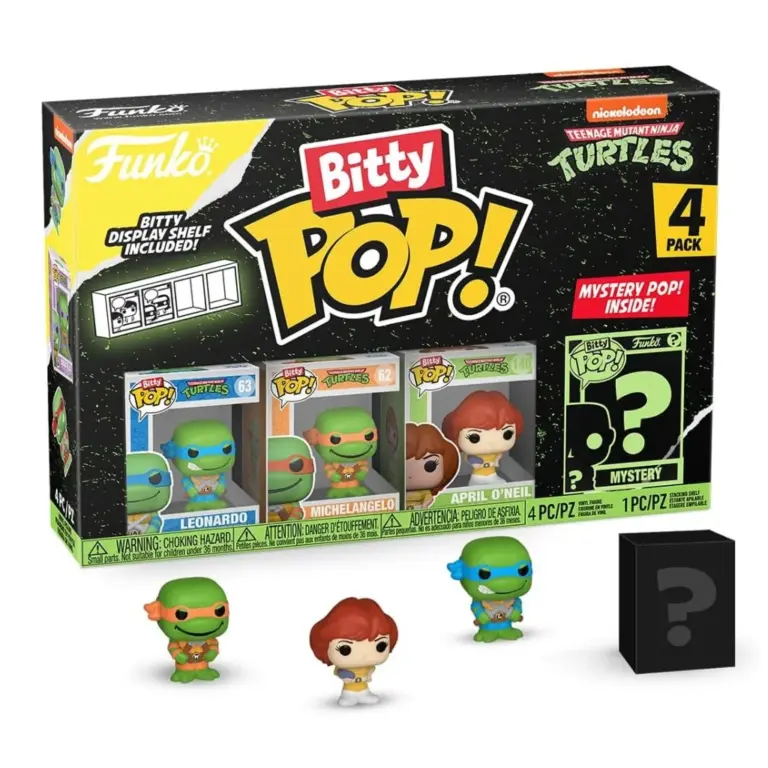 04. Funko Bitty Pop! Teenage Mutant Ninja Turtles 4 Pack Series 1