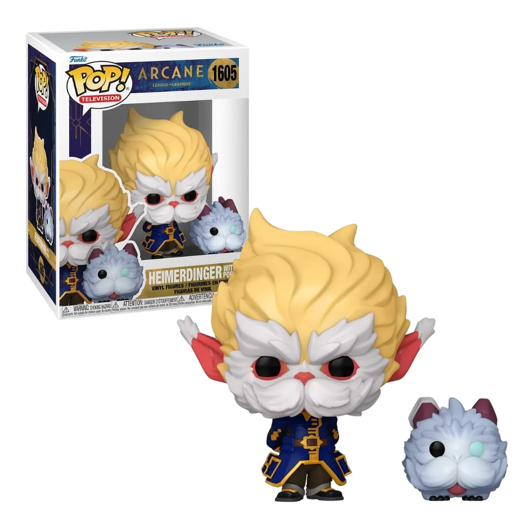 04. Funko Pop! TV Arcane League Of Legends Heimerdinger With Poro #1605