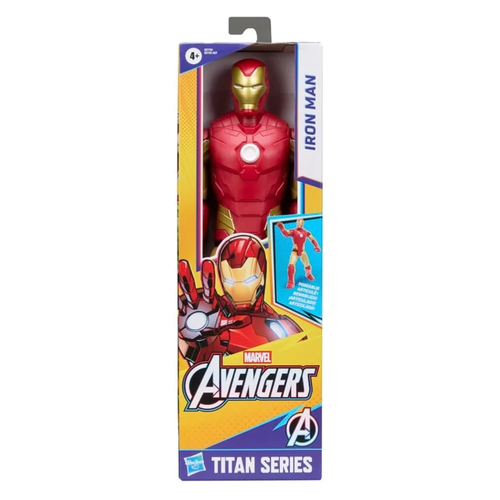 04. Hasbro Titan Series Avengers Iron Man Figura, 30cm
