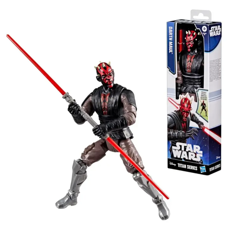 04. Hasbro Titan Series Star Wars Darth Maul Figura, 30cm
