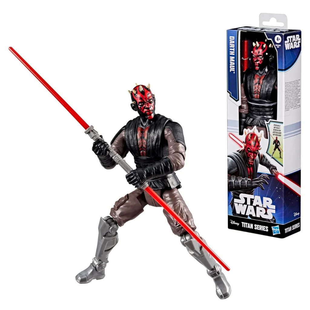 04. Hasbro Titan Series Star Wars Darth Maul Figura, 30cm