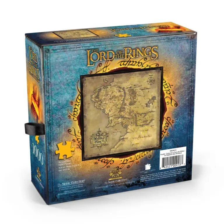 04. Lord Of The Rings Puzzle Map Of Middle Earth, 1000pcs