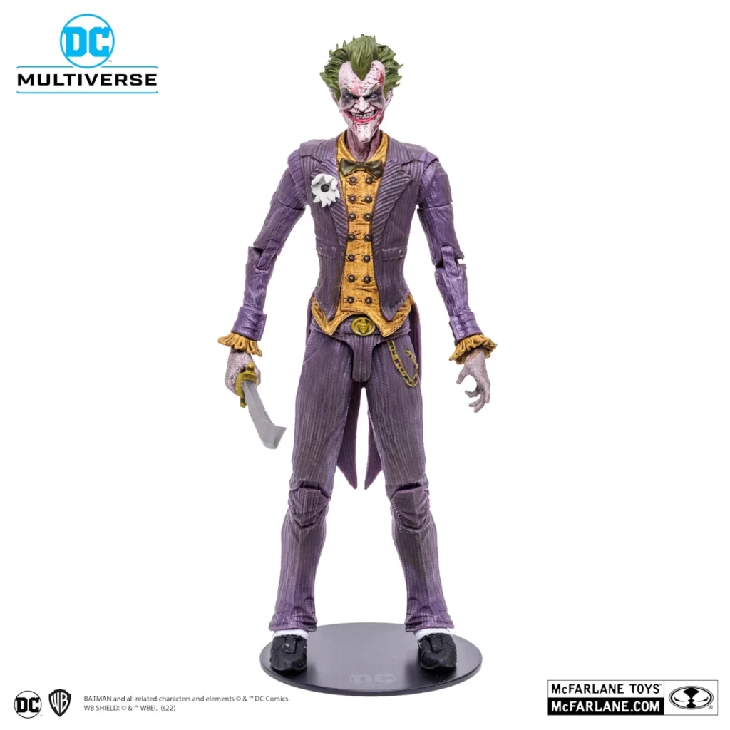 04. McFarlane DC Multiverse The Joker (Batman Arkham City) Figura, 18cm