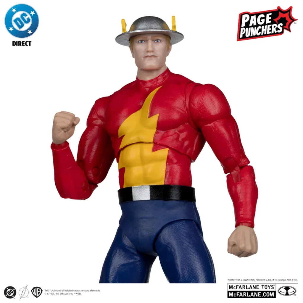 04. McFarlane DC The Flash Jay Garrick Figura, 18cm + Strip (The Flash #123)