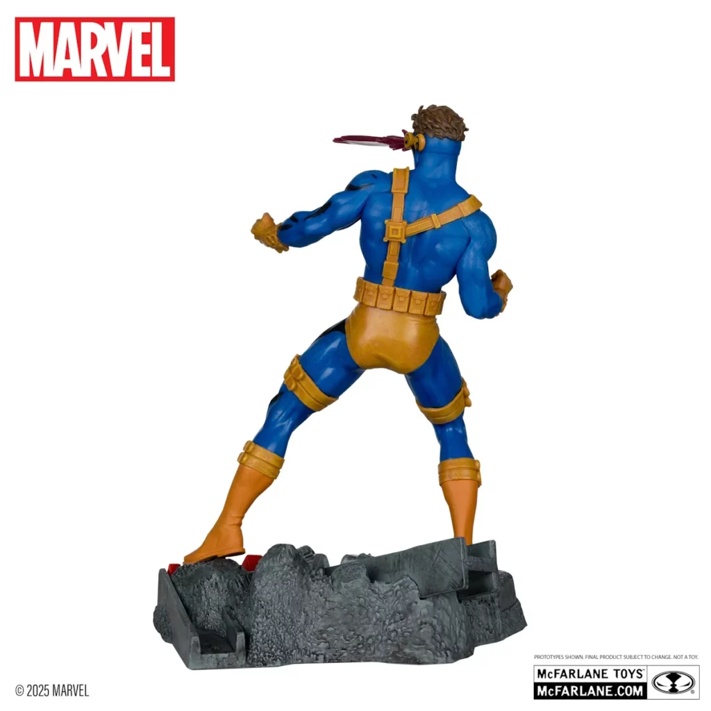 04. McFarlane Marvel Cyclops (X Men #1) Figura, 17cm