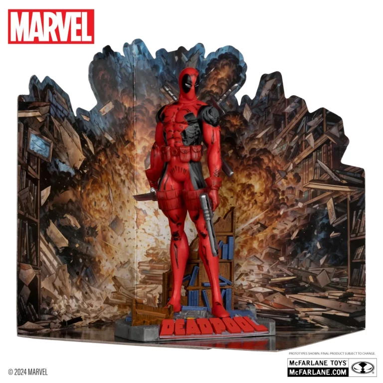 04. McFarlane Marvel Deadpool (The New Mutants #98) Figura, 16cm
