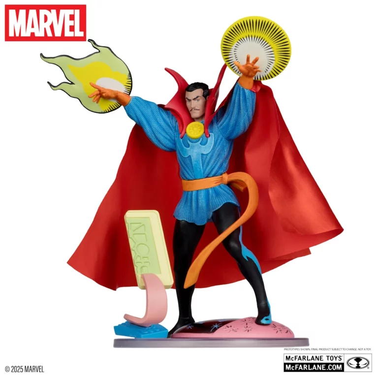 04. McFarlane Marvel Doctor Strange (Strange Tales #128) Figura, 20cm