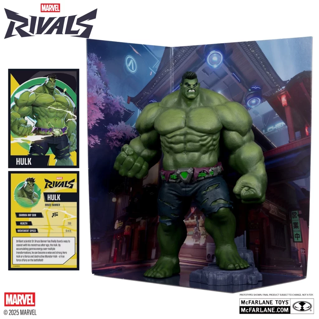 04. McFarlane Marvel Hulk (Marvel Rivals) Figura, 27cm