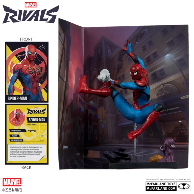 04. McFarlane Marvel Spider Man (Marvel Rivals) Figura, 26cm