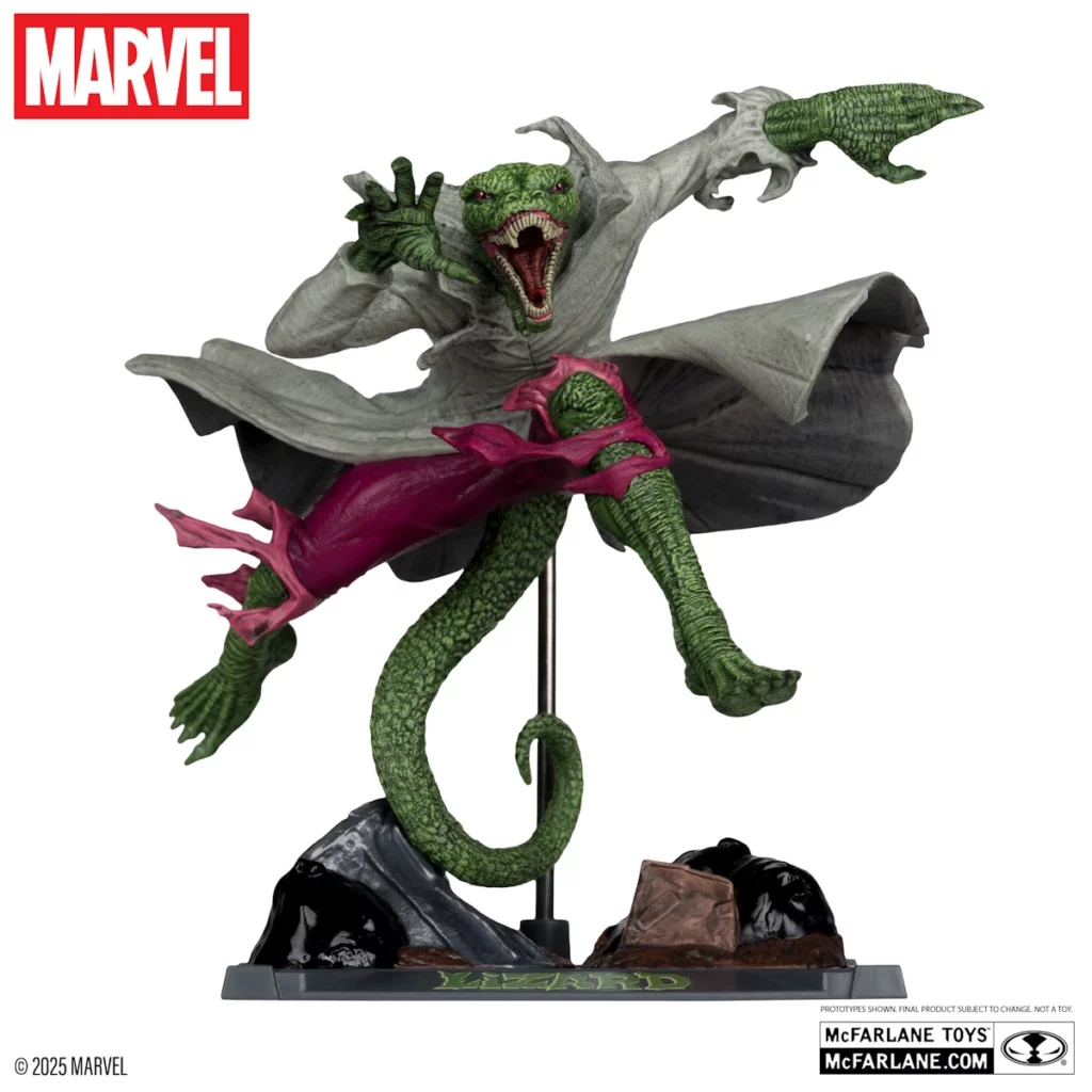 04. McFarlane Marvel The Lizard (Spider Man #2) Figura, 15cm