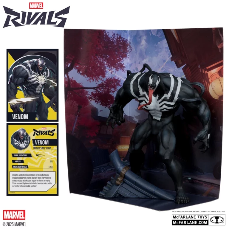 04. McFarlane Marvel Venom (Marvel Rivals) Figura, 24cm