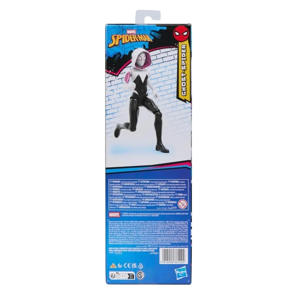 05. Hasbro Titan Series Spider Man Ghost Spider Figura, 30cm