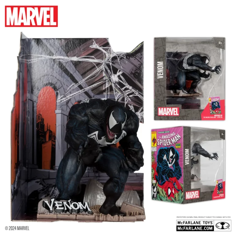 05. McFarlane Marvel Venom (The Amazing Spider Man #316) Figura, 16cm