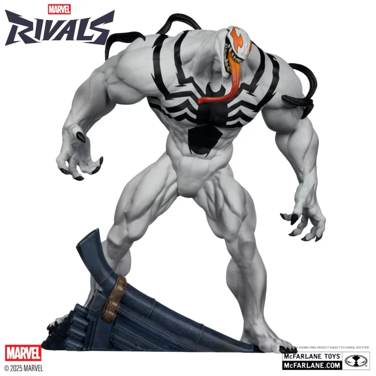 05. McFarlane Red Platinum Edition Venom (Marvel Rivals) Figura, 24cm