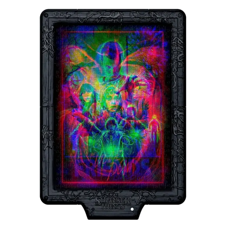 05. Stranger Things 'The Upside Down' Puzzle S LED Okvirom, 520pcs