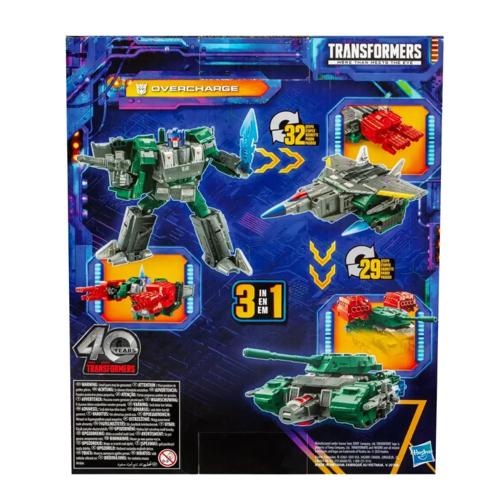 05. Transformers Legacy United Overcharge Figura, 19cm