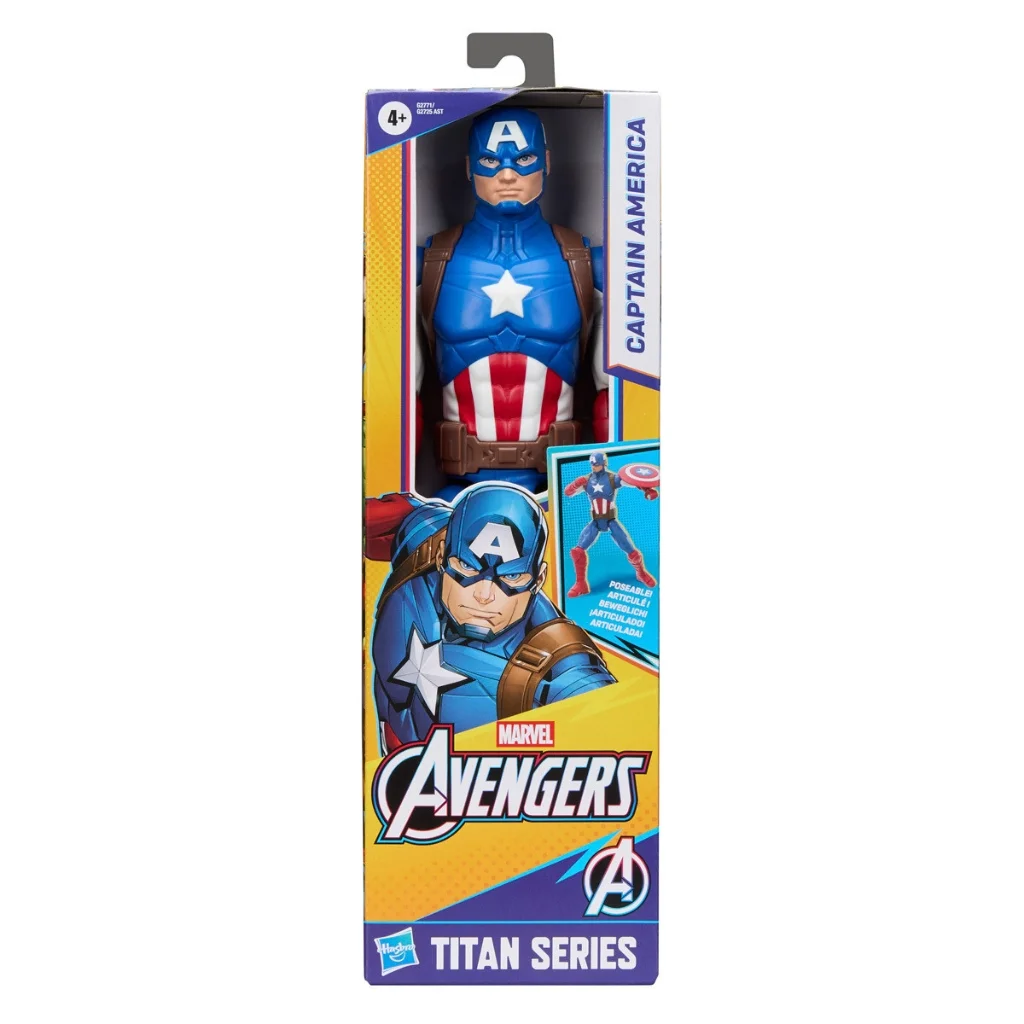 06. Hasbro Titan Series Avengers Captain America Figura, 30cm