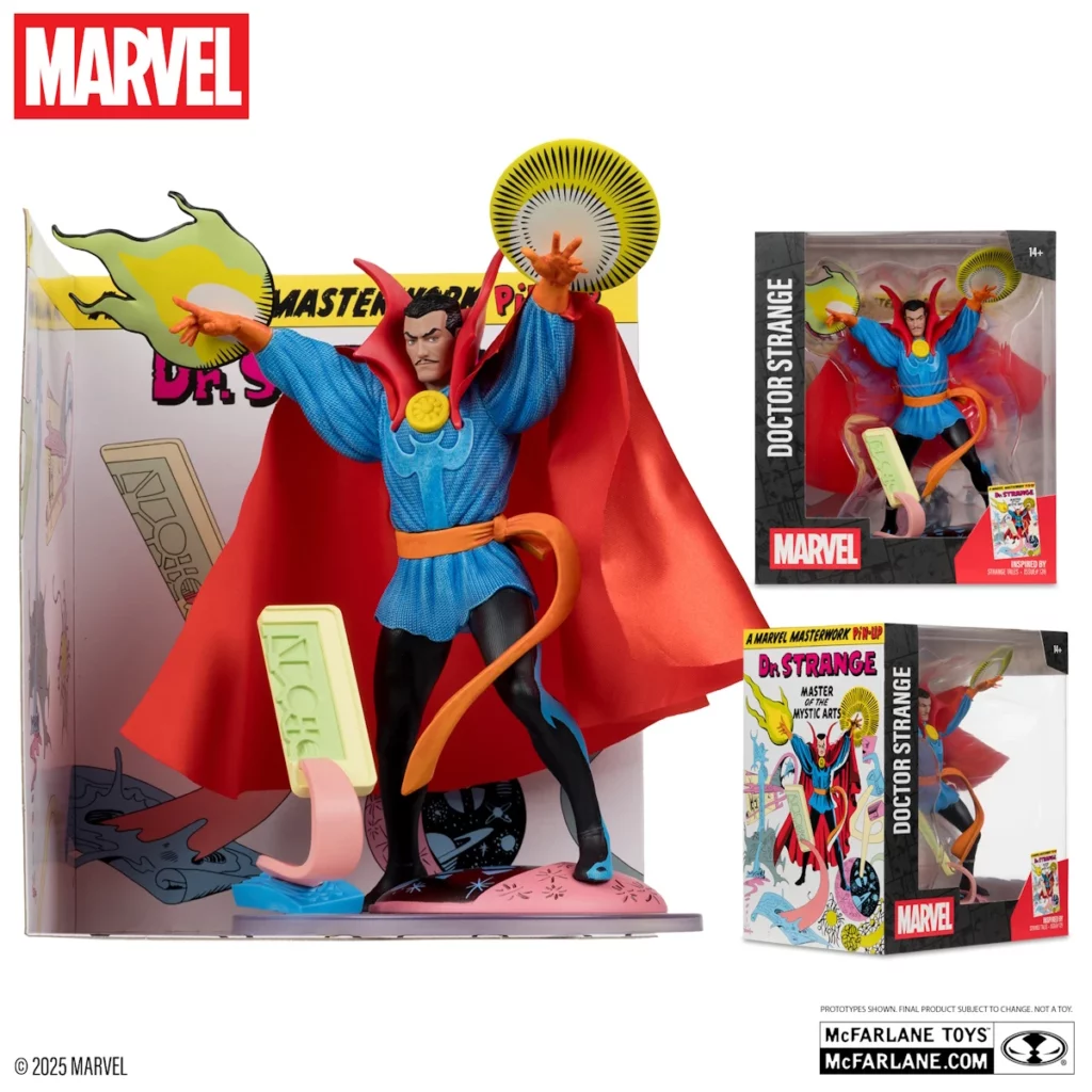 06. McFarlane Marvel Doctor Strange (Strange Tales #128) Figura, 20cm