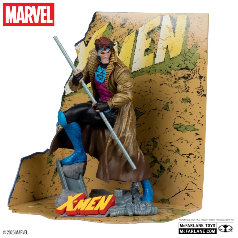 06. McFarlane Marvel Gambit (X Men #1) Figura, 18cm