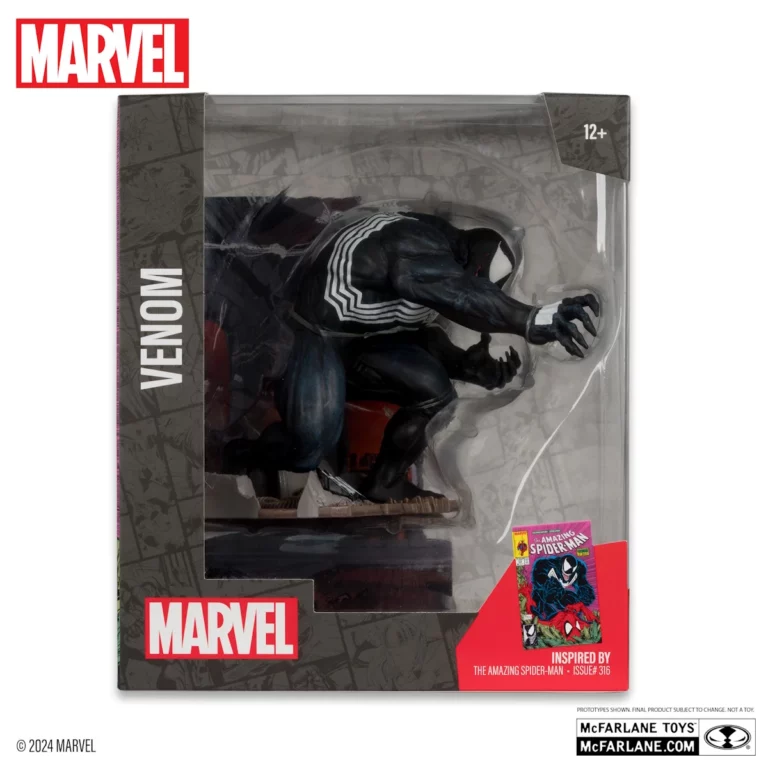 06. McFarlane Marvel Venom (The Amazing Spider Man #316) Figura, 16cm