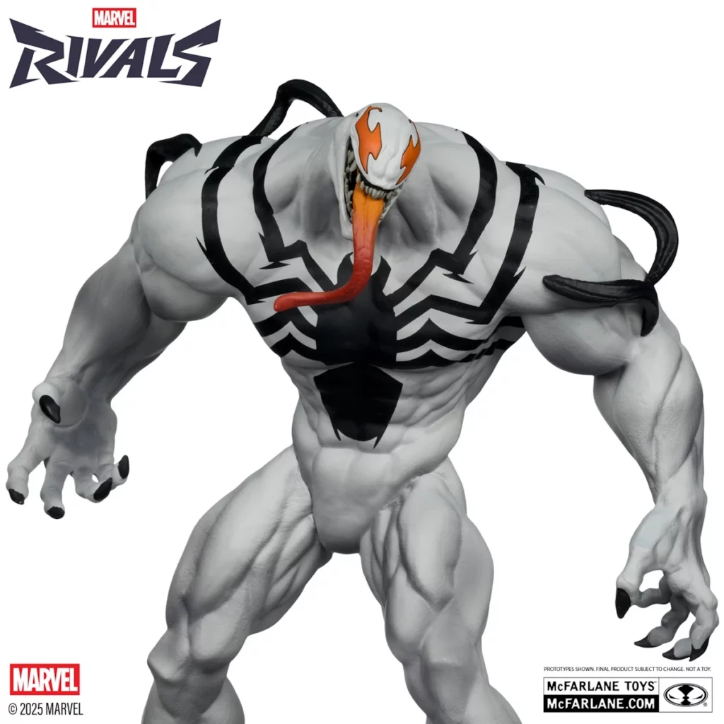 06. McFarlane Red Platinum Edition Venom (Marvel Rivals) Figura, 24cm