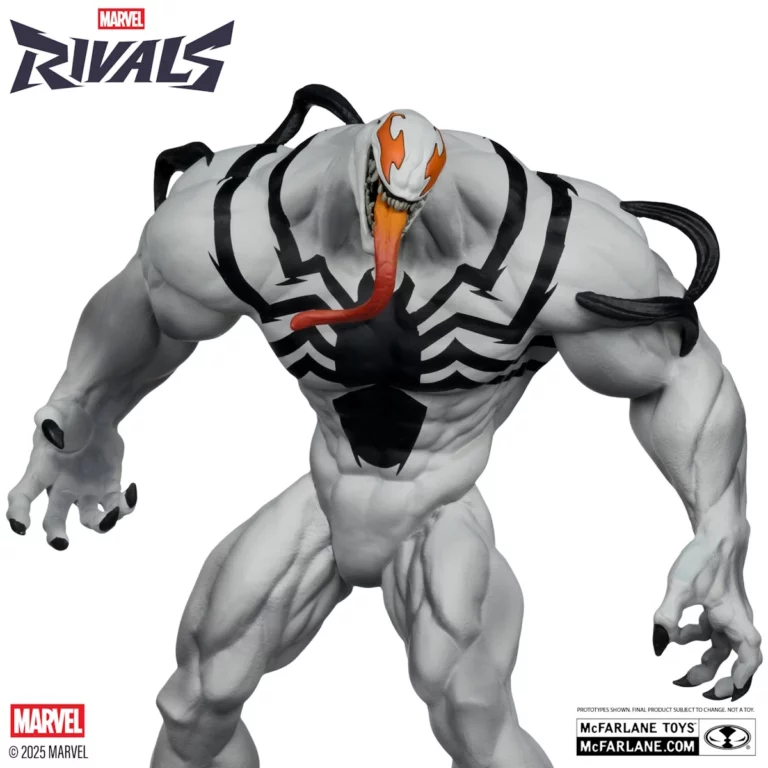 06. McFarlane Red Platinum Edition Venom (Marvel Rivals) Figura, 24cm
