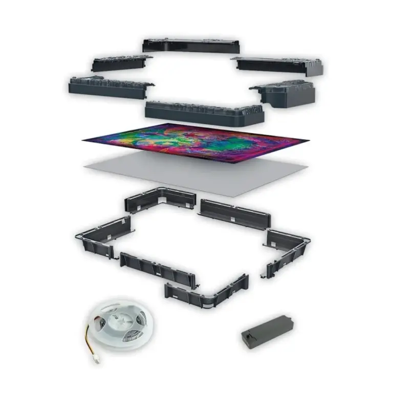 06. Stranger Things 'The Upside Down' Puzzle S LED Okvirom, 520pcs