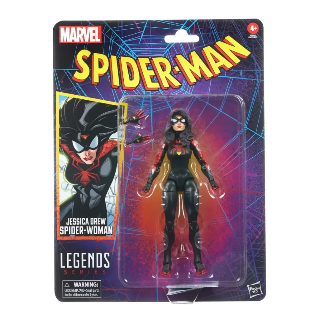 07. Marvel Legends Series Jessica Drew Spider Woman Figura, 15cm