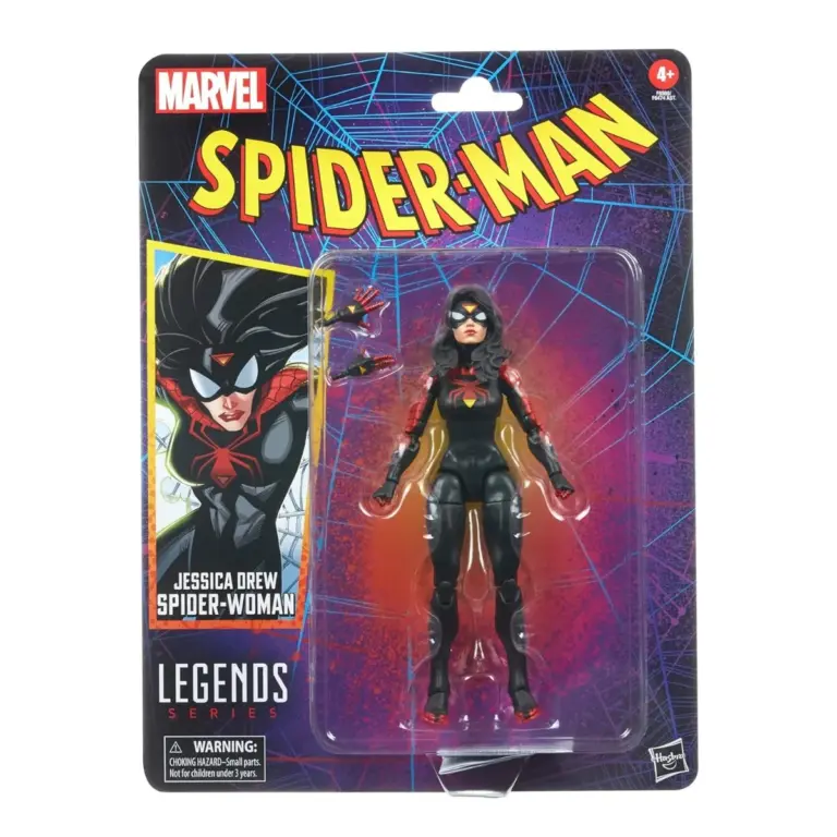 07. Marvel Legends Series Jessica Drew Spider Woman Figura, 15cm