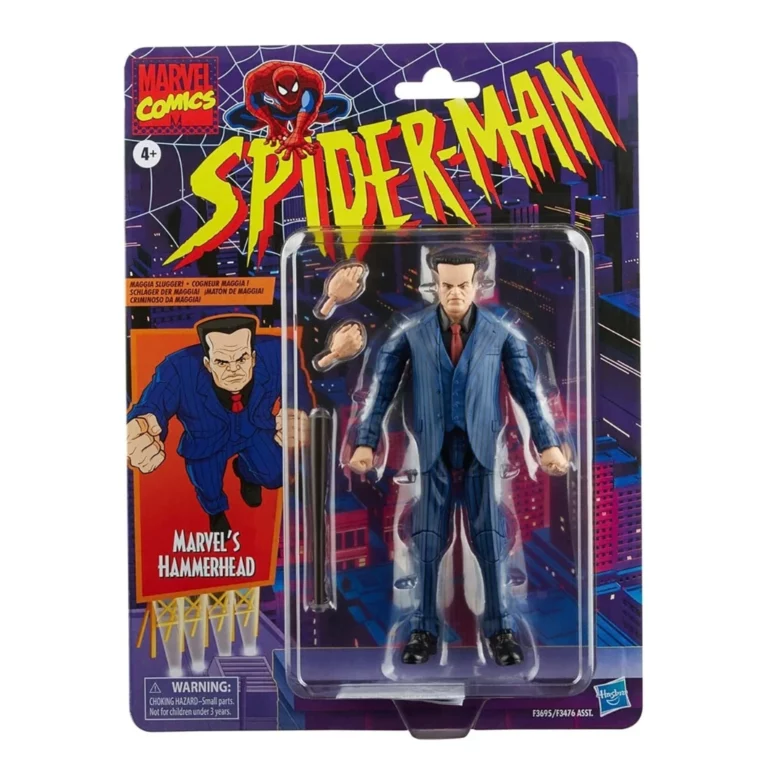 07. Marvel Legends Series Spider Man Marvel's Hammerhead Figura, 15cm