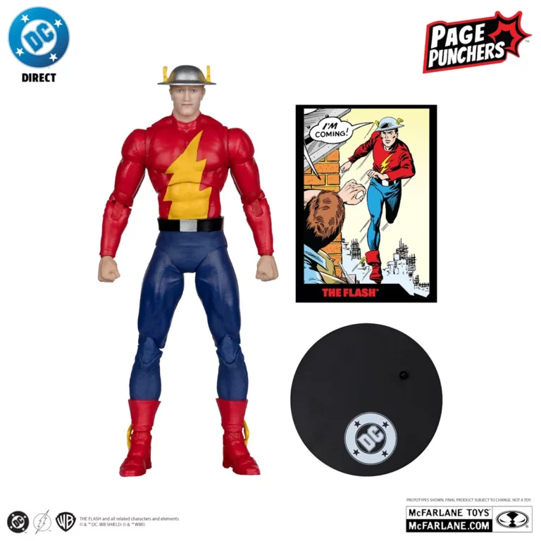 07. McFarlane DC The Flash Jay Garrick Figura, 18cm + Strip (The Flash #123)