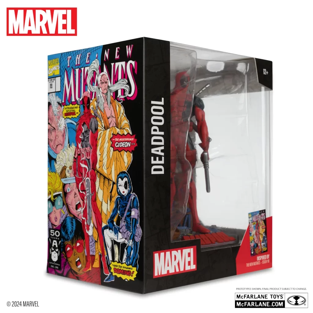 07. McFarlane Marvel Deadpool (The New Mutants #98) Figura, 16cm