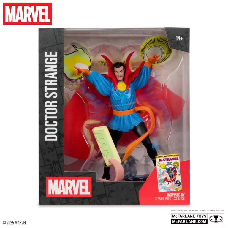 07. McFarlane Marvel Doctor Strange (Strange Tales #128) Figura, 20cm