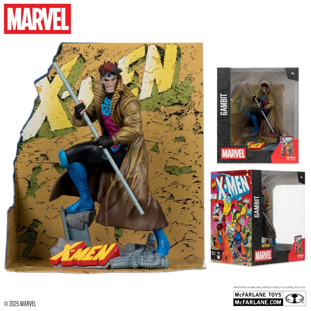 07. McFarlane Marvel Gambit (X Men #1) Figura, 18cm