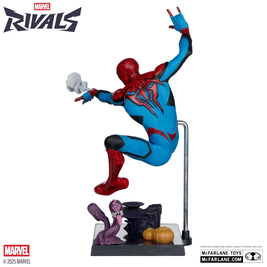 07. McFarlane Marvel Spider Man (Marvel Rivals) Figura, 26cm
