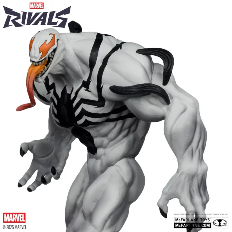 07. McFarlane Red Platinum Edition Venom (Marvel Rivals) Figura, 24cm