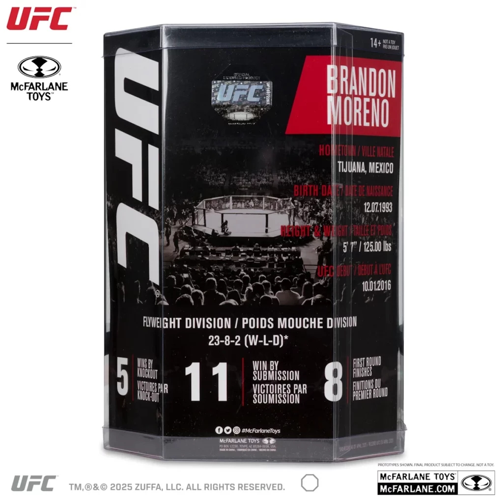 07. McFarlane’s SportsPicks UFC Brandon Moreno Figura, 16cm
