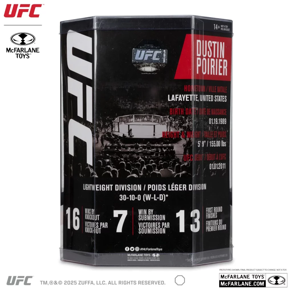 07. McFarlane’s SportsPicks UFC Dustin Poirier Figura, 16cm