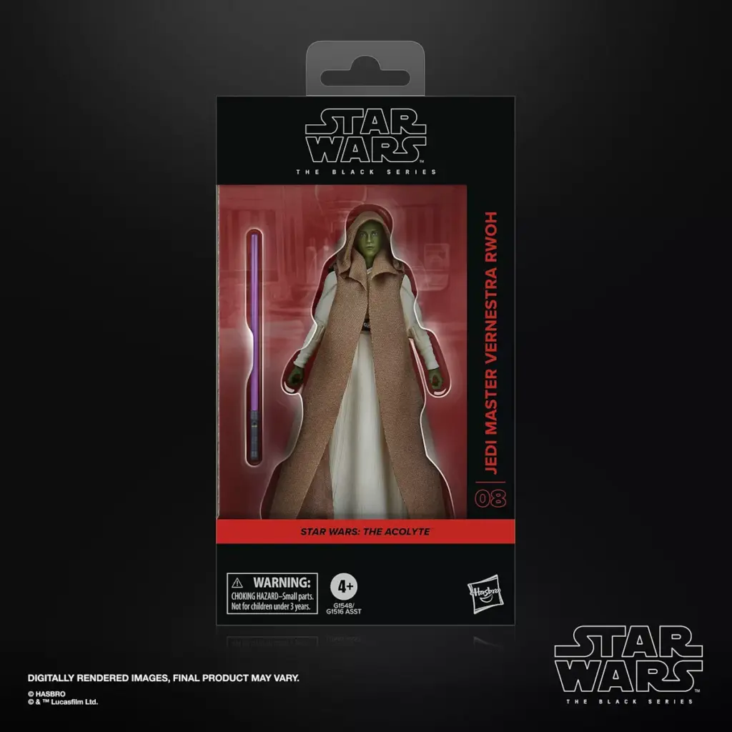 07. Star Wars The Acolyte Jedi Master Vernestra Rwoh Figura, 15cm