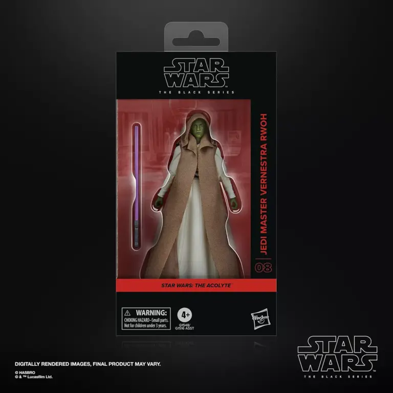 07. Star Wars The Acolyte Jedi Master Vernestra Rwoh Figura, 15cm