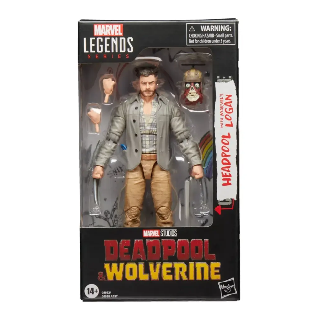08. Marvel Legends Series Headpool With Marvel’s Logan Figura, 15cm