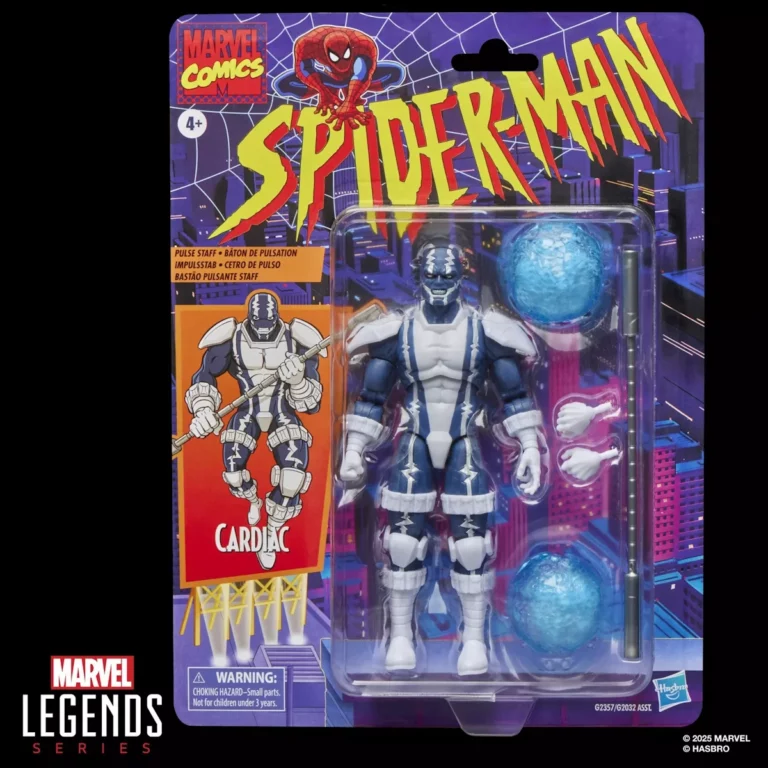08. Marvel Legends Series Spider Man Cardiac Figura, 15cm