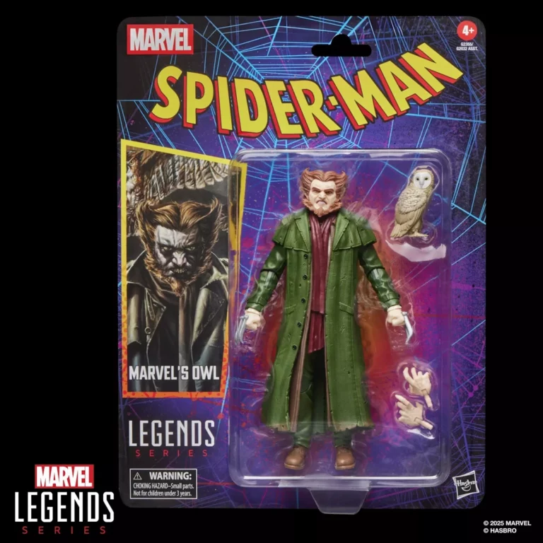 08. Marvel Legends Series Spider Man Marvel’s Owl Figura, 15cm